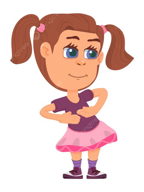 Girl Dance Vector PNG Images, Dancing Girl Cartoon Dance Dancer, Motion