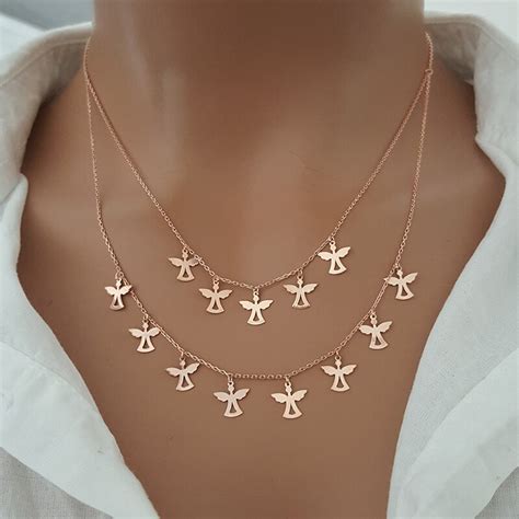 angel ketting layer ketting dainty ketting minimal vicedeal