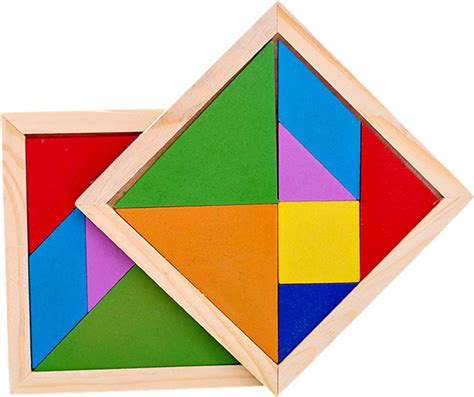 umifica wooden tangrams puzzles  pcs tangram puzzles game toys