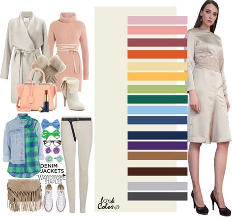 Сочетание кремового цвета | LOOKCOLOR