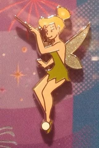 tinker bell disneyland diamond celebration  framed pin