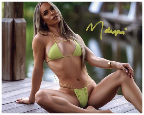 Maxxine Dupri Signed 8x10 Photograph WWE NXT Autographed Zobie COA 3