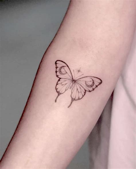 Share 70+ butterfly moon tattoo - in.coedo.com.vn