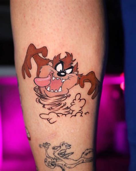 traditional tasmanian devil tattoo