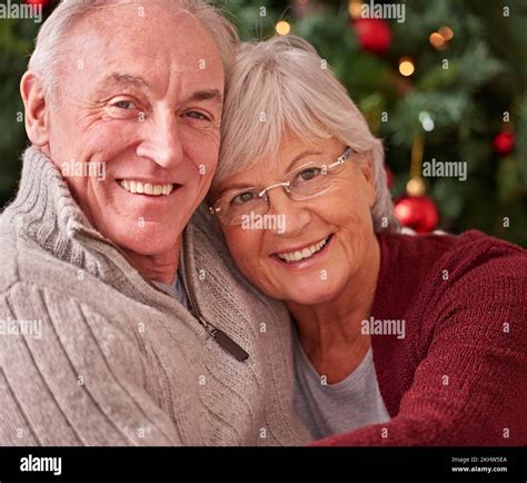 senior couple portrait  happy christmas  home house