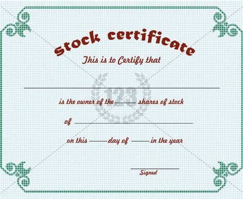 21+ Stock Certificate Templates - Free Sample, Example Format Download ...