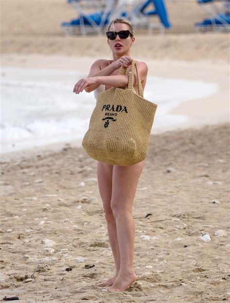 HELEN FLANAGAN in Bikini at a Beach in Barbados 07/24/2023 – HawtCelebs