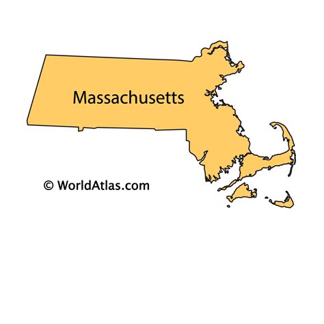 Massachusetts Maps & Facts - World Atlas 