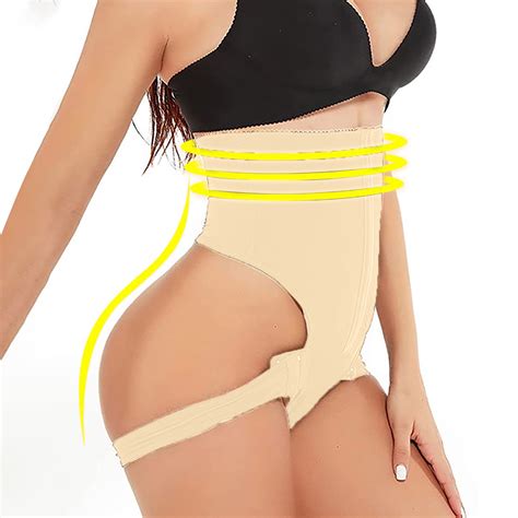 EQWLJWE Waist Cincher for Women Shapewear Plus Size Adjustable Hooks