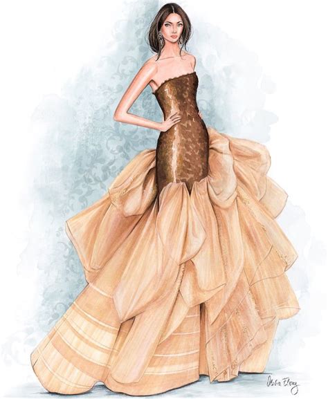 fashion model illustration dress fashion illustration sketches
