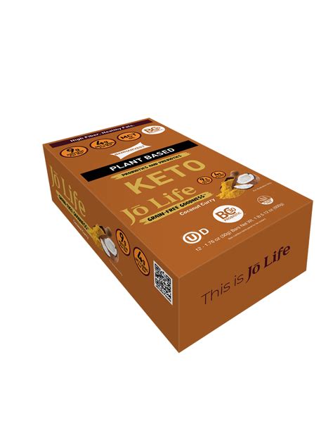 Plant Based KETO - Grain-free Goodness™- Coconut Curry Gluten Free Bar