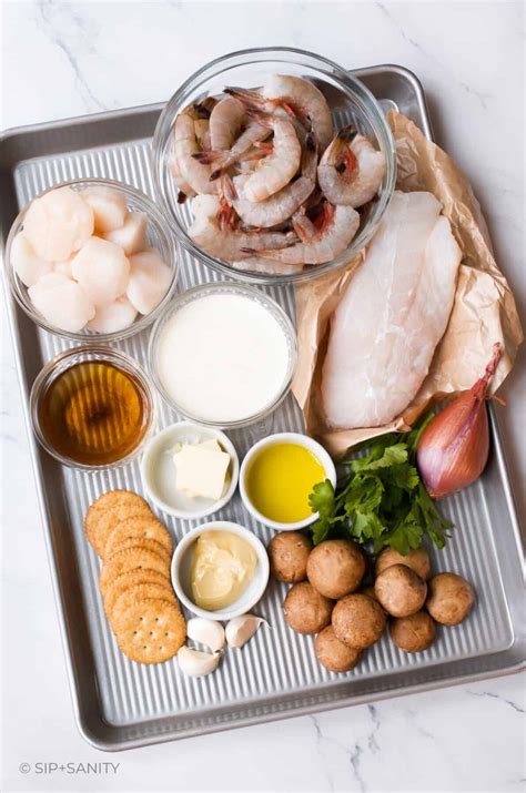 baked  england seafood casserole recipe sip sanity