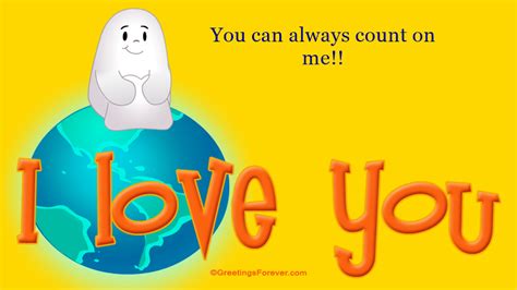 You can always count on me - Love, ecards