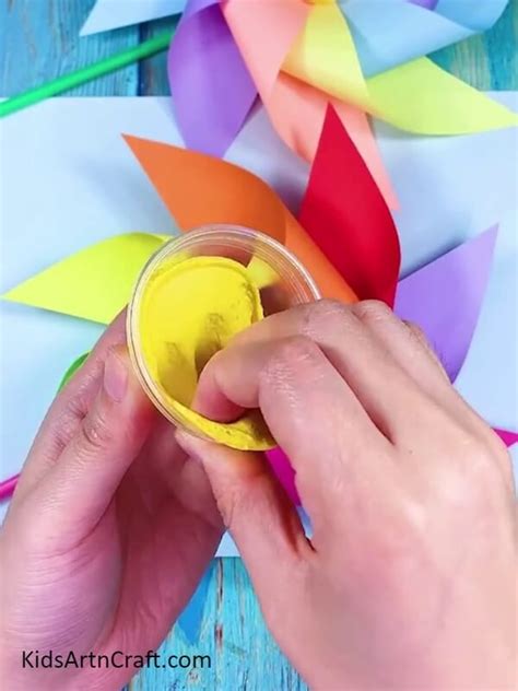 Rainbow Paper Windmill Step-by-step Tutorial For Beginners - Kids Art ...