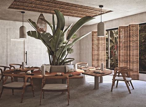 tropical restaurant  behance