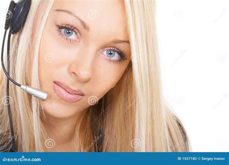Girl Operator Stock Photography | CartoonDealer.com #1557182