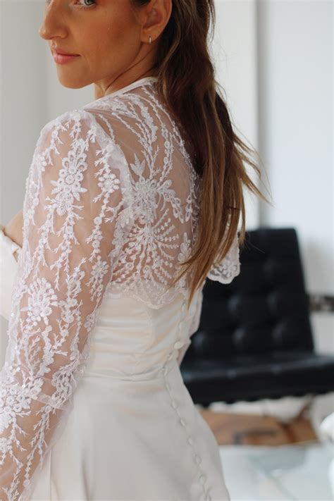 Custom Luxury Bridal Bolero Long Sleeve Bridal Bolero Luxury - Etsy