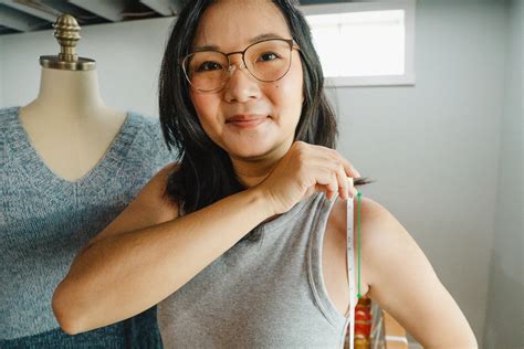 measure armhole depth  knitting  sewing