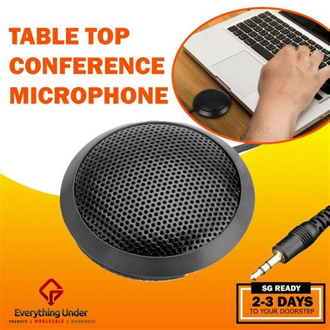 Omni Directional Table Conference Microphone for Zoom Meetings Teams ...