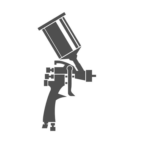 paint spray gun vector images  royalty  paint spray