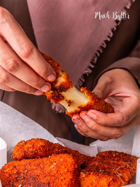 Nashville Hot Mozzarella Stick - Your spicy snack friend! Much Butter