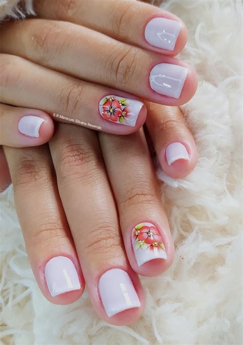 Modelo De Unha Esmaltada - 19 Modelos de unhas esmaltadas de branco
