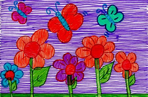 Desenhos Com Linhas Coloridas - EXPOSIÇÃO DOS TRABALHOS DE ARTES - PROF JULIA: DESENHOS COM LINHAS 6a ...