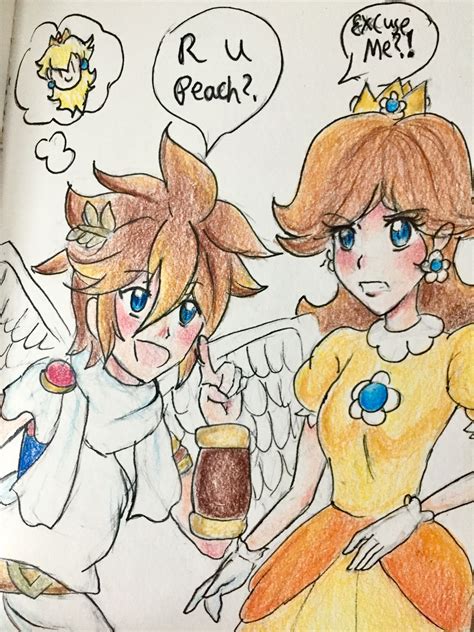Pit Finally Meets Daisy by AngelCakez on Newgrounds