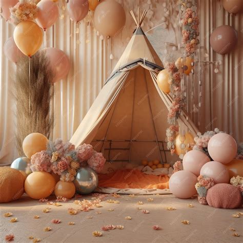 Premium Photo | Kids Birthday Photography Backdrop Cake Smash Backdrop ...