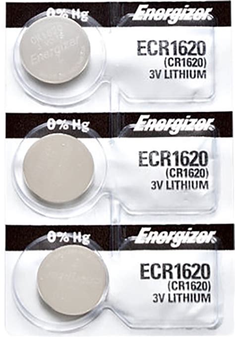 3 x Energizer CR1620 Batteries, Lithium Battery 1620 | Walmart Canada