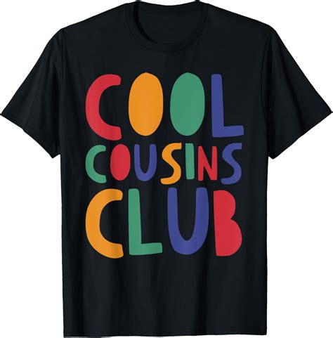 Retro Cool Cousin Club Cousin Squad Crew Matching Family T-Shirt