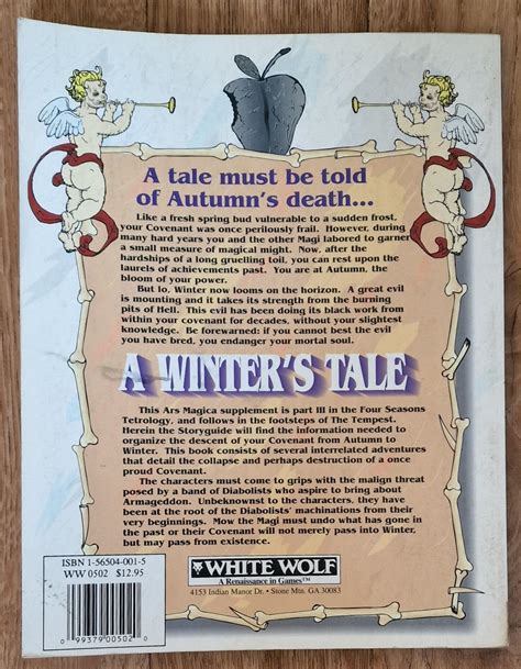 A Winters Tale a Scenario for Ars Magica 3rd edition by White Wolf 18 05
