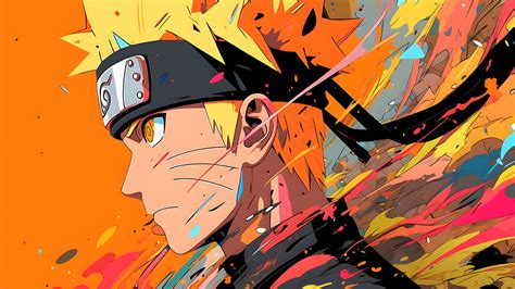 Naruto Uzumaki Orange Art Desktop Wallpaper - Naruto Wallpaper