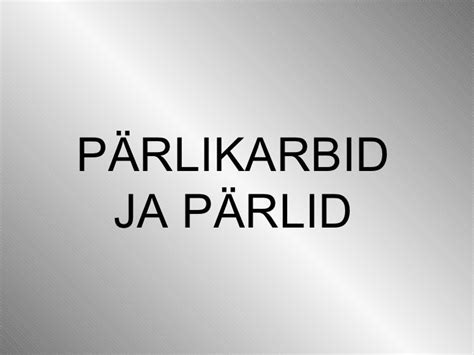 Pärlid