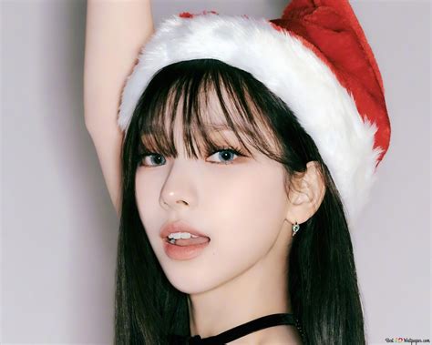 Aespa's Karina | Beautiful Christmas MV Shoot 4K wallpaper download