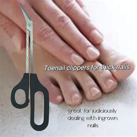 Long Handled Toenail Scissors Clippers for Thick and Ingrown Nails - 8