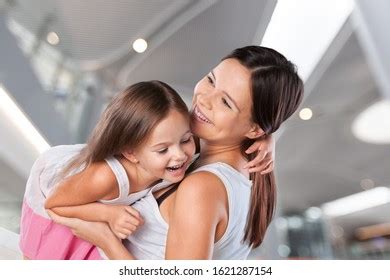 Happy Beautiful Smiling Family Hugging Stock Photo 1621287154 | Shutterstock