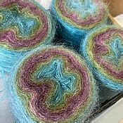 Пряжа ручной окраски.. Шелк 100% купить в интернет-магазине Ярмарка ...