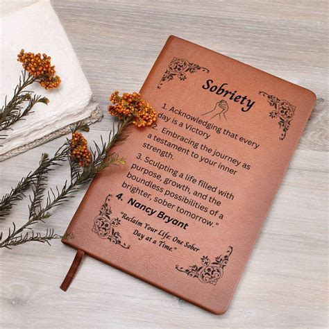 Personalized Sobriety Definition Journal for Alcoholic Anonymous