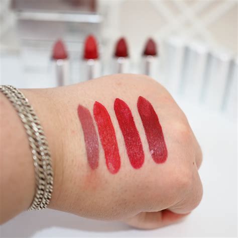 Zelens Extreme Velvet Lipsticks - Nude Plum, Red, Dark Red, Merlot