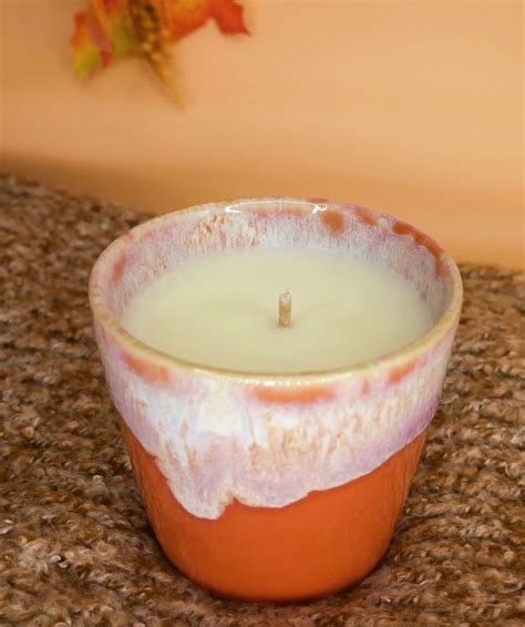 Sticky Ginger Chai Autumn Coffee Cup Candle