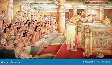 Picture in a temple editorial image. Image of church - 19333315