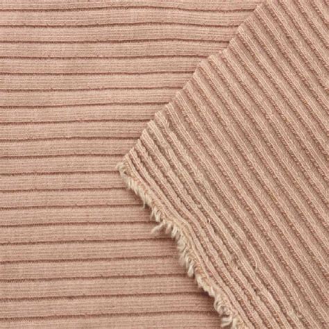 peach light solid  rib knit fabric   yard style  etsy