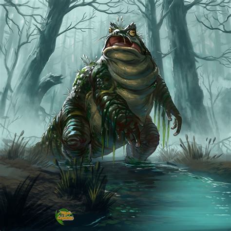 Водяной. Иллюстрация Карлоса Эулефи (Kaek) | Bestiary.us