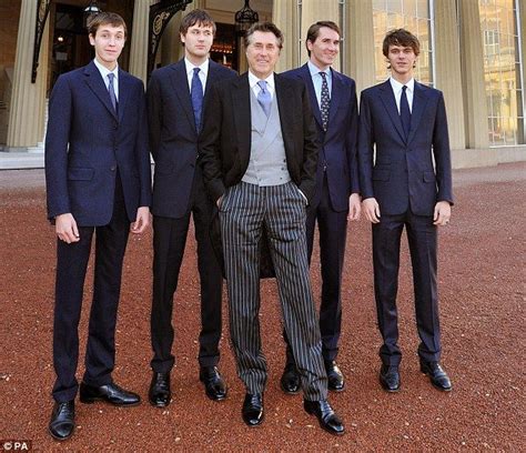 Just knighted into "Sir" Bryan Ferry and sons