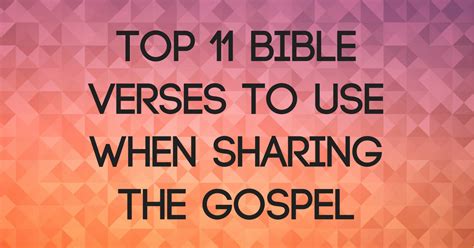 top  bible verses    sharing  gospel christianquotesinfo