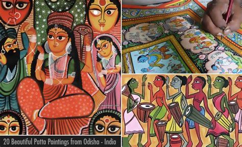 20 Beautiful Patta chitra Paintings from top Odisha artists