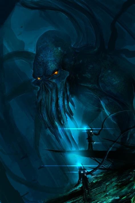 Говард Лавкрафт | H.P. Lovecraft | Страшные рисунки, Мифические ...