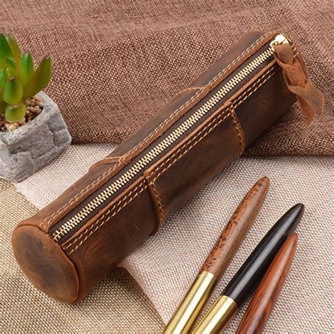 Handmade Leather Pencil Case
