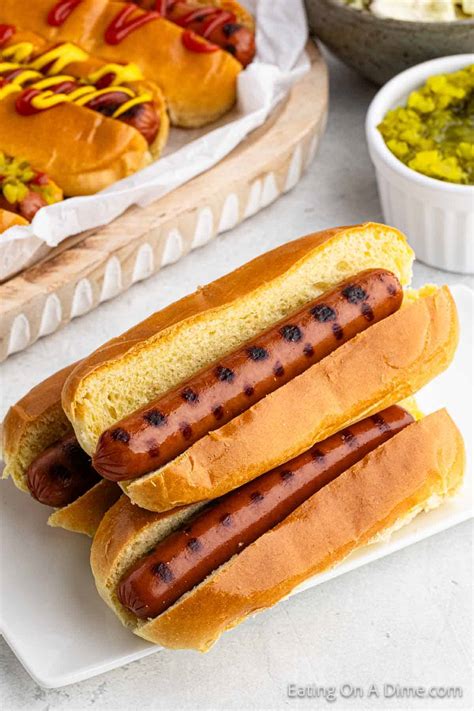 Grilled Hot Dogs